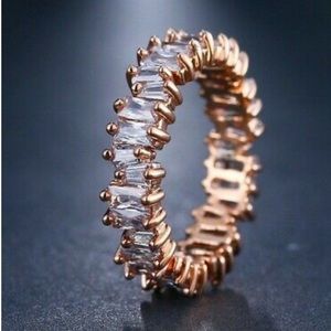 Rosegold eternity band